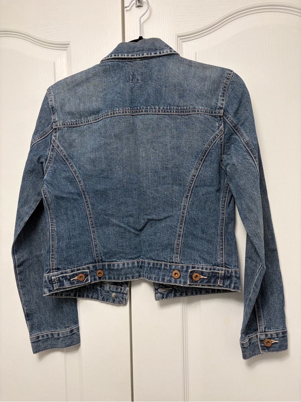 GAP Blue Denim Button-Front Jacket - Picture 2 of 3